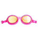 Pink Passion Sparkling Summer Girl Kids' Swim Goggles - HoneyBug 