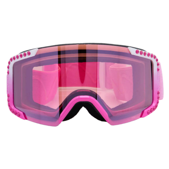 Pink Lustrous Frost Kids' Ski Goggles - HoneyBug 
