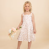 Organic Tiered Dress - Petit Floral - HoneyBug 