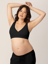 Sublime® Adjustable Crossover Nursing & Lounge Bra | Black - HoneyBug 