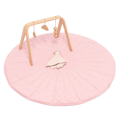 Galah/Sparrow - Linen Quilted Playmat - HoneyBug 