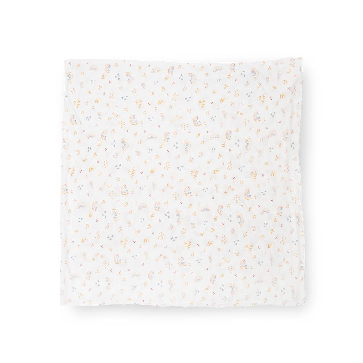 Stretch Knit Swaddle Blanket 2 Pack - Rainbows - HoneyBug 