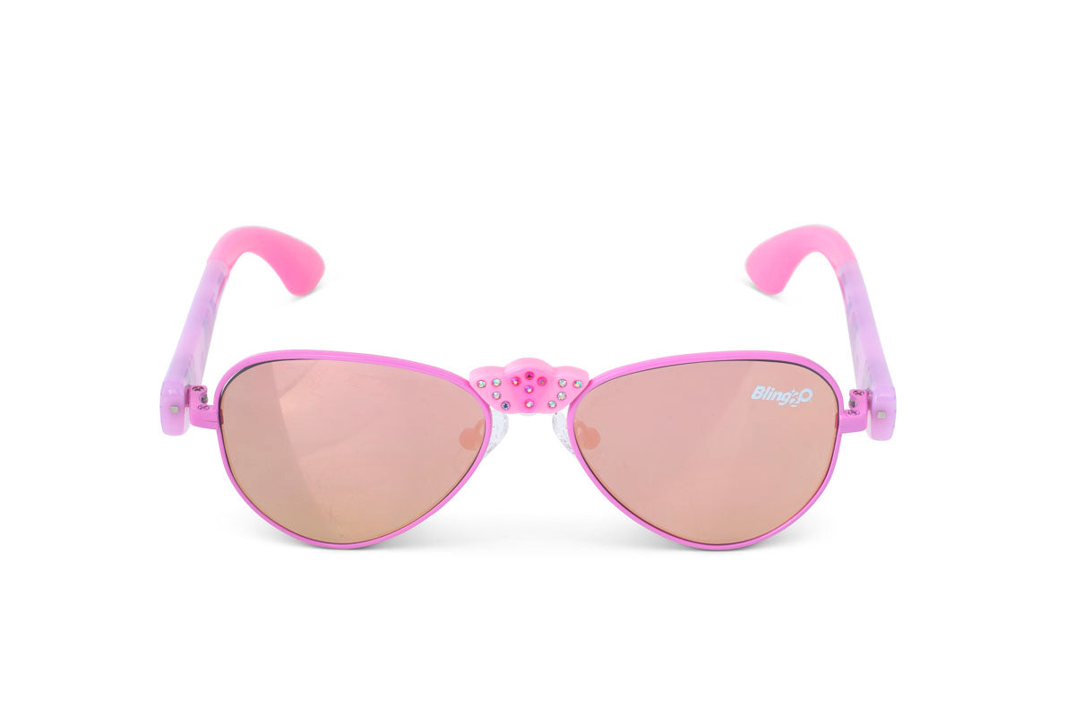 Bright Bubblegum Hampton Beach Kids' Sunglasses - HoneyBug 