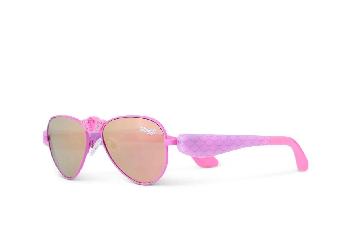 Bright Bubblegum Hampton Beach Kids' Sunglasses - HoneyBug 