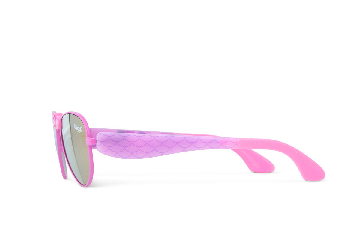 Bright Bubblegum Hampton Beach Kids' Sunglasses - HoneyBug 