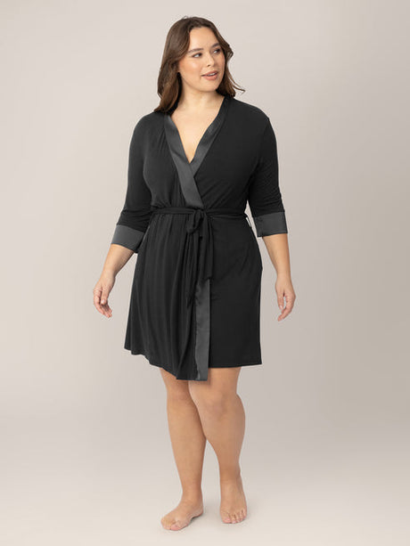 Emmaline Robe | Black - HoneyBug 