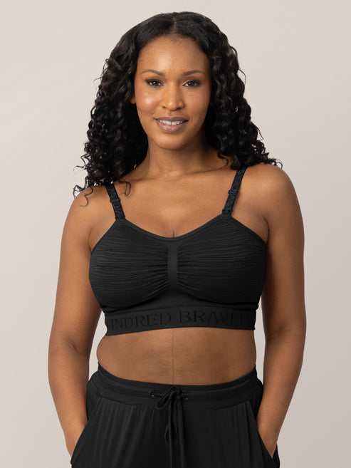 Sublime® Hands-Free Pumping & Nursing Bra | Black - HoneyBug 