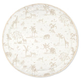 Organic Cotton Quilted Play Mat - Safari