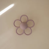 Daisy Rattle Teether - Soft Lilac - HoneyBug 