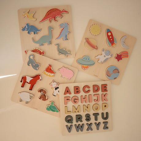 Wooden Farm Puzzle - HoneyBug 