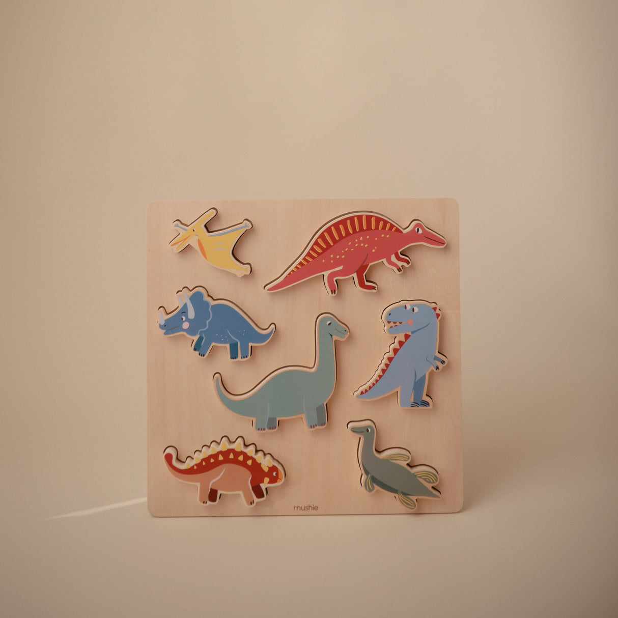 Wooden Dino Puzzle - HoneyBug 