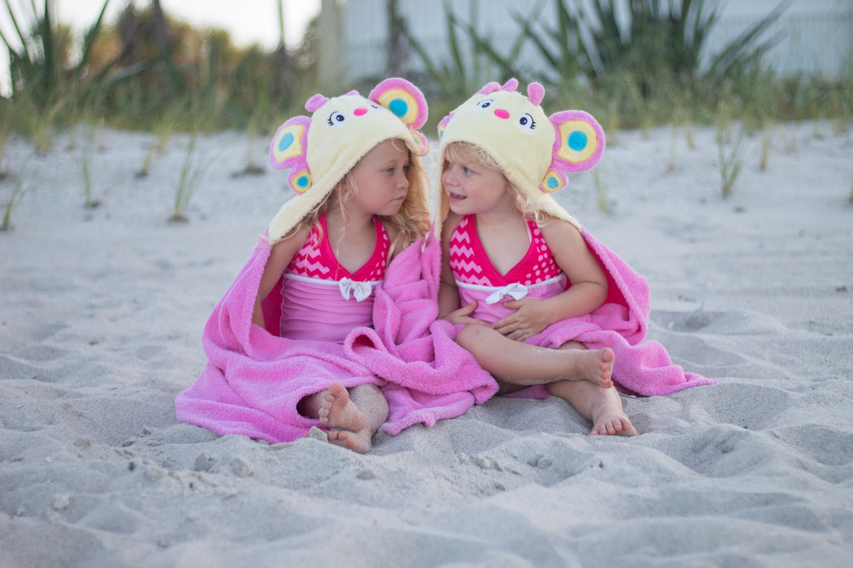 Butterfly Hooded Towel - Toddler - HoneyBug 