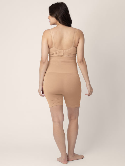 Bamboo Seamless No Rub Maternity Thigh Saver | Beige - HoneyBug 