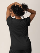 Everyday Maternity & Nursing T-shirt | Black - HoneyBug 