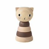 Wood Stacker - Cat - HoneyBug 