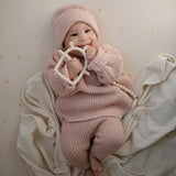 No-Drop Sensory Teether - Blush - HoneyBug 