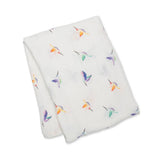 Deluxe Bamboo Swaddle - Hummingbird - HoneyBug 