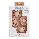 FRIGG Baby's First Pacifier Floral Heart (Blush) 4-Pack