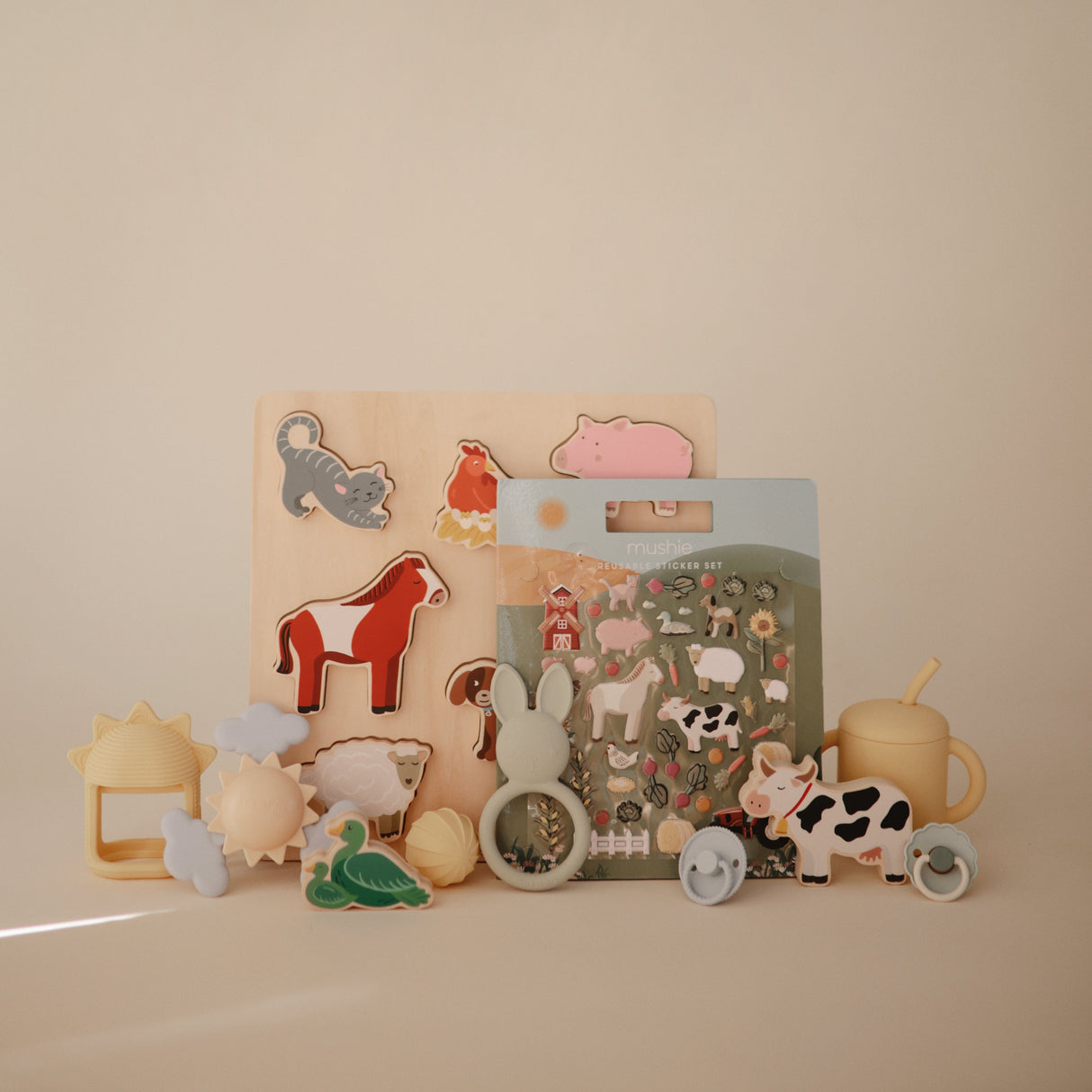 Wooden Farm Puzzle - HoneyBug 