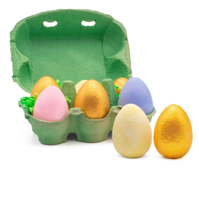 Bunny's 6 Eggs Handmade Sidewalk Chalk - HoneyBug 