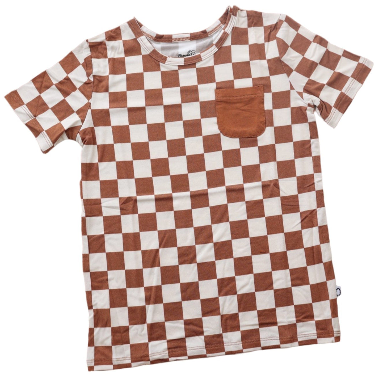 COPPER CHECKERS DREAM POCKET TEE