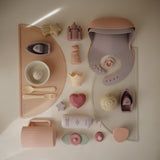 Princess Mold Free Bath Play Set - 4 Pack - HoneyBug 