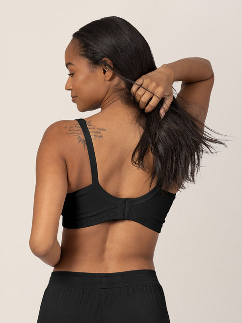 Signature Sublime® Contour Hands-Free Pumping & Nursing Bra | Black - HoneyBug 