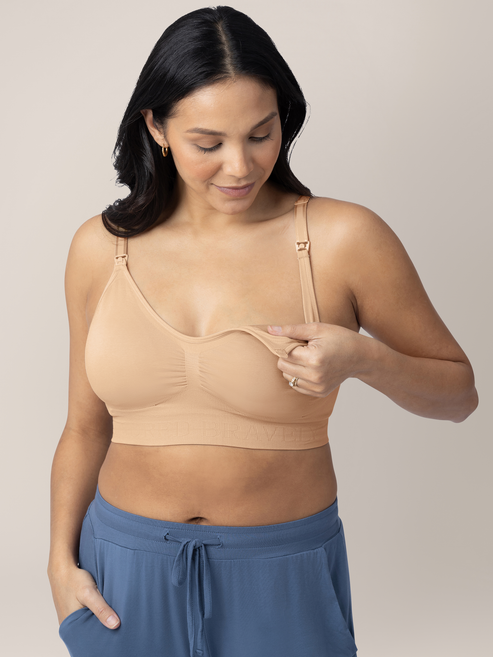 Simply Sublime® Nursing Bra | Beige - HoneyBug 