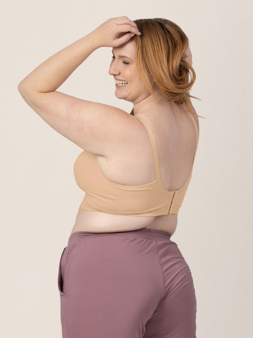 Signature Sublime® Contour Hands-Free Pumping & Nursing Bra | Beige - HoneyBug 