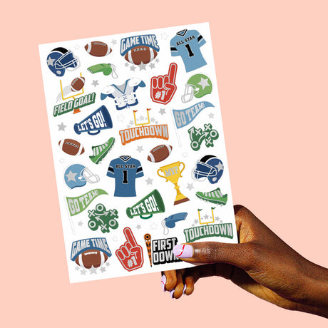 Football Tats - 60 Temporary Tattoos