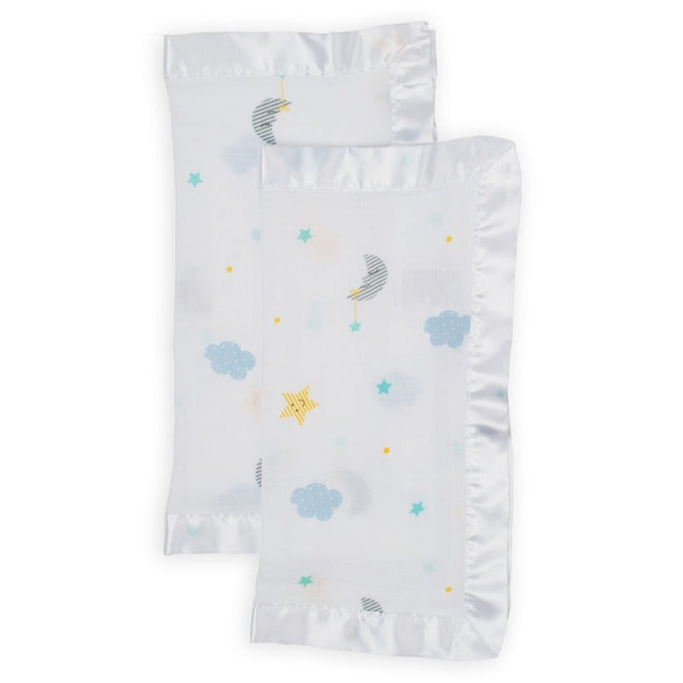 2-pack Muslin Security Blankets - Dreamland - HoneyBug 