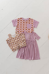 Short Sleeve Henley Dress - HoneyBug 