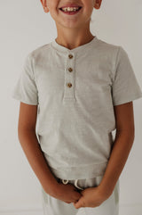 Short Sleeve Henley Shirt