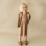 Organic Baby Toddler Hooded Jacket - Cocoa - HoneyBug 