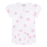 Pink Stars Print Onesie Dress