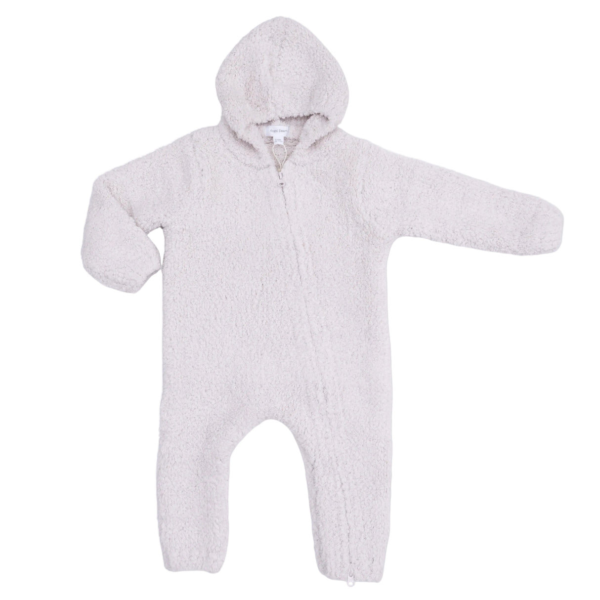 Chenille - Natural Hooded Romper