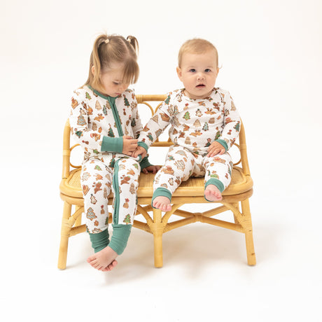 L/S Loungewear Set - Gingerbread Sleigh Ride