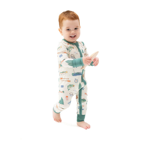 Convertible Romper - Fishing Things - HoneyBug 