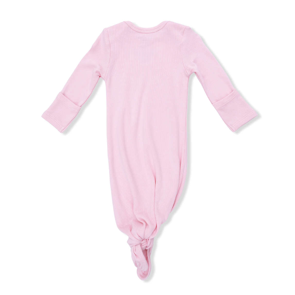 Solid Romance Rose Rib - Knotted Gown and Headband