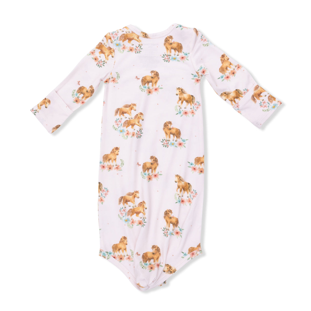 Pink Ponies - Knotted Gown and Headband