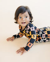 Bamboo Two Piece Set | Colorful Checks & Bolts - HoneyBug 
