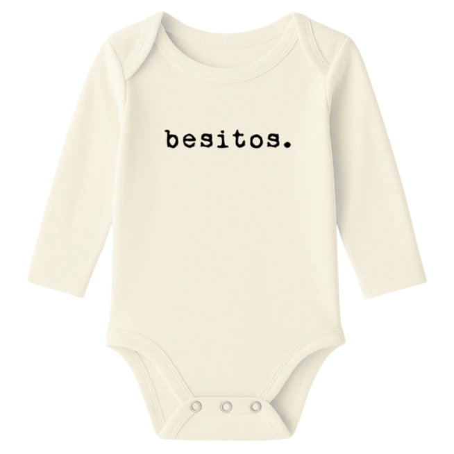 Besitos Organic Cotton Baby Bodysuit Long Sleeve - HoneyBug 