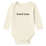 Besitos Organic Cotton Baby Bodysuit Long Sleeve - HoneyBug 