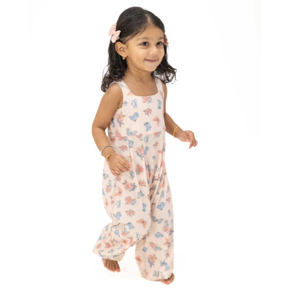 Country Girl Boots - Wide Leg Jumpsuit