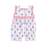 Stripe Dot Roses - Bow Playsuit