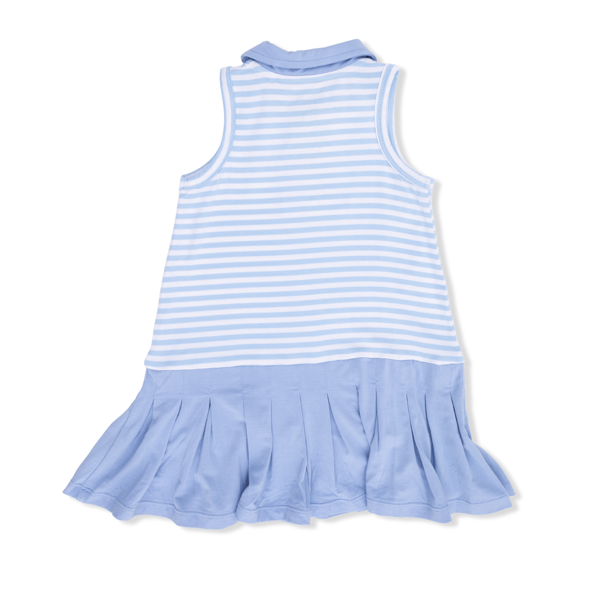 Striped Golf - Polo Tennis Dress with Cartwheel Short