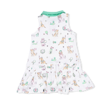 Country Club Dogs Pink - Polo Tennis Dress with Cartwheel Short