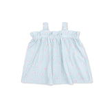Tiny Cherry Stripe - Top with Bows and Ruffle Leg Bloomer