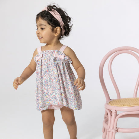 Elizabeth's Garden - Top with Bows and Ruffle Leg Bloomer