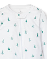 Baby's Pima Romper in Evergreen Trees